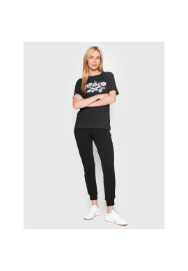 Reebok Тишърт Floral HG4352 Черен Regular Fit - Pepit.bg