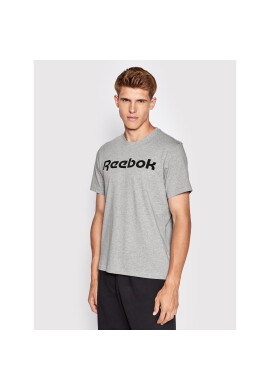 Reebok Тишърт Graphic Series Linear Logo FP9162 Сив Slim Fit - Pepit.bg