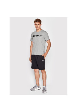 Reebok Тишърт Graphic Series Linear Logo FP9162 Сив Slim Fit - Pepit.bg
