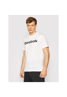 Reebok Тишърт Graphic Series Linear Logo FP9163 Бял Slim Fit - Pepit.bg