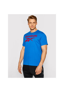 Reebok Тишърт Graphic Series Stacked FP9149 Син Slim Fit - Pepit.bg