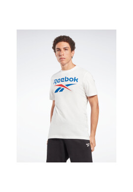 Reebok Тишърт Identity HS4976 Бял Slim Fit - Pepit.bg
