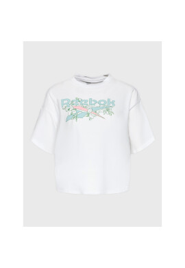 Reebok Тишърт Quirky HD0945 Бял Relaxed Fit - Pepit.bg