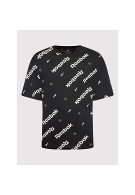 Reebok Тишърт Ri Aop HB5977 Черен Oversize - Pepit.bg