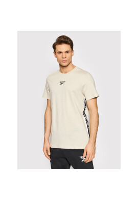Reebok Тишърт Tape Tee HB2150 Бежов Regular Fit - Pepit.bg