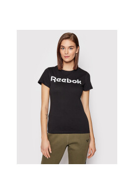 Reebok Тишърт Training Essentials Graphic GU8329 Черен Slim Fit - Pepit.bg