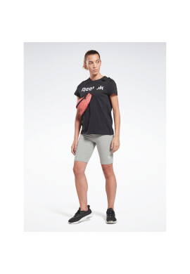 Reebok Тишърт Training Essentials Graphic HT6184 Черен Regular Fit - Pepit.bg