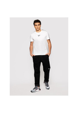 Reebok Тишърт Training Essentials Tape GQ4206 Бял Regular Fit - Pepit.bg