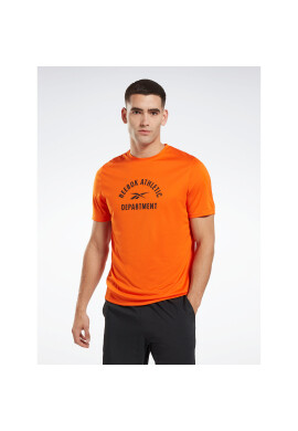 Reebok Тишърт Training Graphic IC7665 Оранжев Active Fit - Pepit.bg