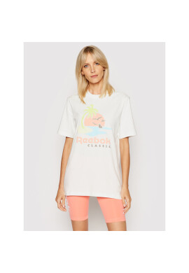 Reebok Тишърт Unisex Classics Graphic GN3670 Бял Regular Fit - Pepit.bg