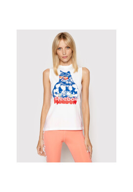Reebok топ Gritty Kitty GH6870 Бял Regular Fit - Pepit.bg