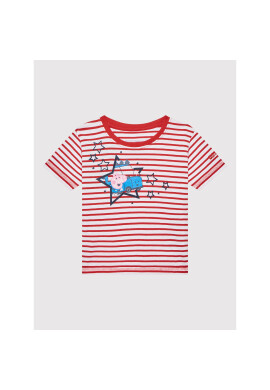 Regatta Тишърт Peppa Stripe RKT139 Червен Regular Fit - Pepit.bg