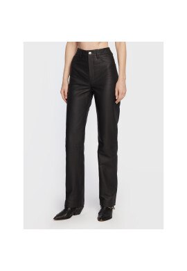 Remain Кожени панталони Leather RM1700 Черен Regular Fit - Pepit.bg