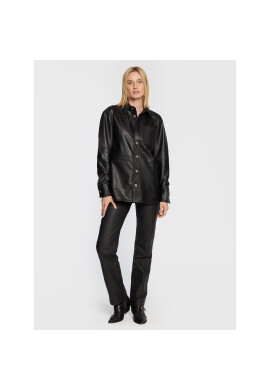 Remain Кожени панталони Leather RM1700 Черен Regular Fit - Pepit.bg