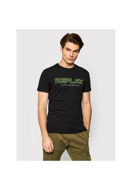 Replay Тишърт M3427.000.2660 Черен Regular Fit - Pepit.bg