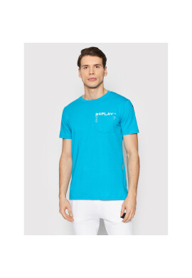 Replay Тишърт M6014.000.23062 Син Regular Fit - Pepit.bg
