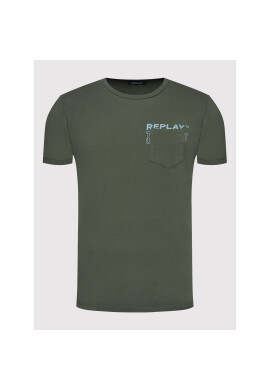 Replay Тишърт M6014.000.23062 Зелен Regular Fit - Pepit.bg