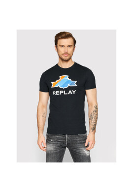 Replay Тишърт M6016.000.22980P Черен Regular Fit - Pepit.bg
