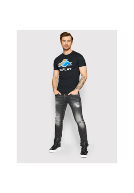 Replay Тишърт M6016.000.22980P Черен Regular Fit - Pepit.bg