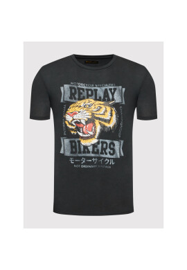 Replay Тишърт M6022.000.22662G Черен Regular Fit - Pepit.bg