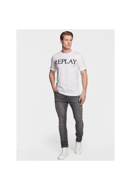 Replay Тишърт M6475.000.22980 Бял Regular Fit - Pepit.bg