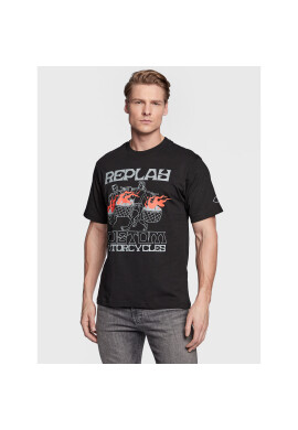 Replay Тишърт M6520.000.2660 Черен Regular Fit - Pepit.bg