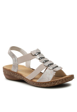 Rieker Сандали 62850-90 Сив - Pepit.bg