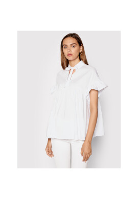 Rinascimento Блуза CFC0103421003 Бял Relaxed Fit - Pepit.bg