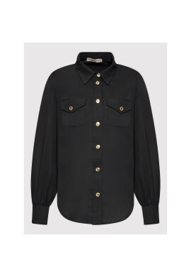 Rinascimento Риза CFC0107772003 Черен Relaxed Fit - Pepit.bg