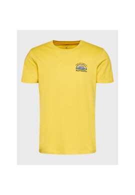 Rip Curl Тишърт Rays And Hazed 00IMTE Жълт Standard Fit - Pepit.bg