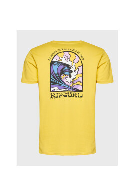 Rip Curl Тишърт Rays And Hazed 00IMTE Жълт Standard Fit - Pepit.bg