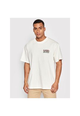 Rip Curl Тишърт Solid Rock Stacked CTEWC9 Бежов Relaxed Fit - Pepit.bg