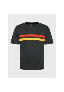 Rip Curl Тишърт Surf Revival Stripe 00OMTE Черен Regular Fit - Pepit.bg