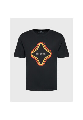 Rip Curl Тишърт Surf Revival Vibration 00EMTE Черен Regular Fit - Pepit.bg