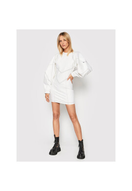 ROTATE Дънкова рокля Darleen RT1226 Бял Regular Fit - Pepit.bg