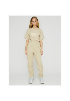 ROTATE Долнище анцуг Mimi RT470 Бежов Loose Fit - Pepit.bg