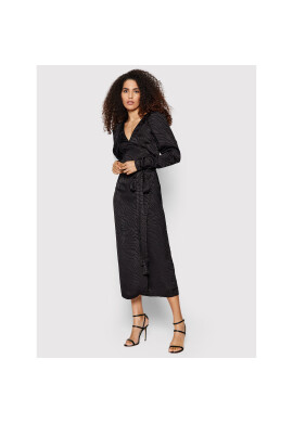 ROTATE Ежедневна рокля Bridget Mid RT354 Черен Regular Fit - Pepit.bg
