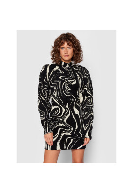 ROTATE Плетена рокля Kendra RT660 Черен Slim Fit - Pepit.bg