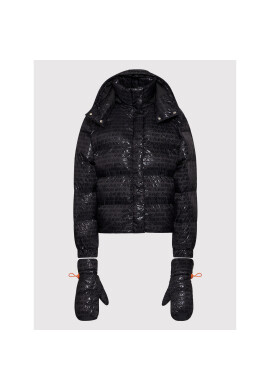 ROTATE Пухено яке Tina RT786 Черен Oversize - Pepit.bg