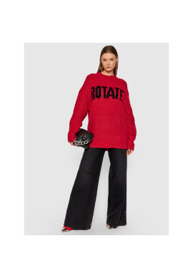ROTATE Пуловер Brandy RT435 Червен Oversize - Pepit.bg