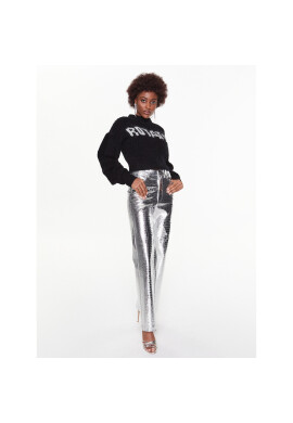 ROTATE Пуловер Knit Puff-Sleeve RT2286 Черен Regular Fit - Pepit.bg