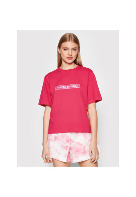 ROTATE Тишърт Aster RT1327 Розов Relaxed Fit - Pepit.bg