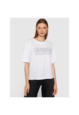 ROTATE Тишърт Aster Tee RT443 Бял Loose Fit - Pepit.bg