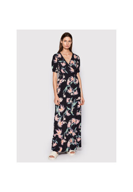 Roxy Лятна рокля Slow Down Time ERJWD03659 Черен Regular Fit - Pepit.bg