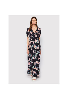 Roxy Лятна рокля Slow Down Time ERJWD03659 Черен Regular Fit - Pepit.bg