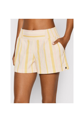 Roxy Шорти от плат ERJNS03366 Жълт Relaxed Fit - Pepit.bg
