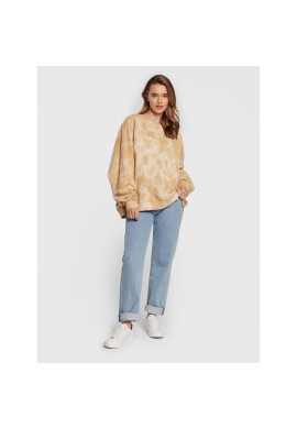 Roxy Суитшърт Bright Sunshine ARJFT04030 Бежов Oversize - Pepit.bg