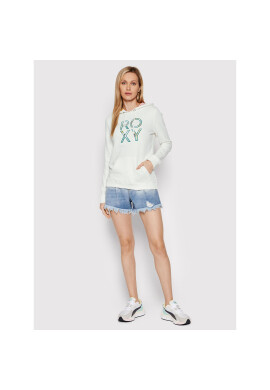 Roxy Суитшърт Right On Time ERJFT04515 Бял Relaxed Fit - Pepit.bg