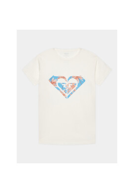 Roxy Тишърт Day And Night ERGZT03954 Бял Regular Fit - Pepit.bg