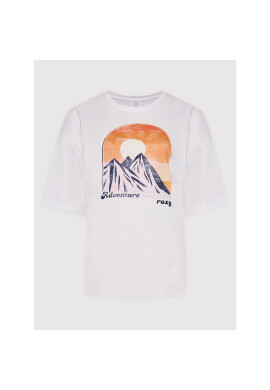 Roxy Тишърт Start Adventures ERJZT05390 Бял Relaxed Fit - Pepit.bg